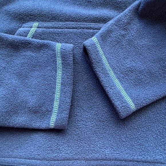 Disney Winnie The Pooh Womens Fleece Hoodie Pullover Blue Embroidered Large - Picture 4 of 5